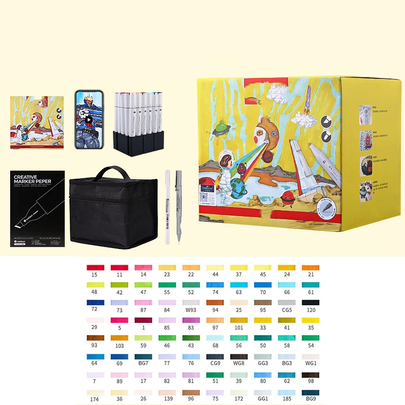 Marker Pen Set Special Hand-Painted Full Set Of Painting Pens For Primary School Students