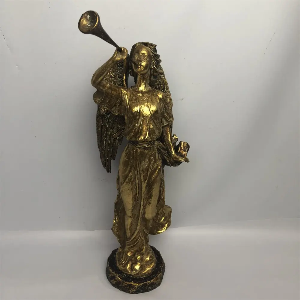 Retro Resin Angel Crafts Character Sculpture Ornaments