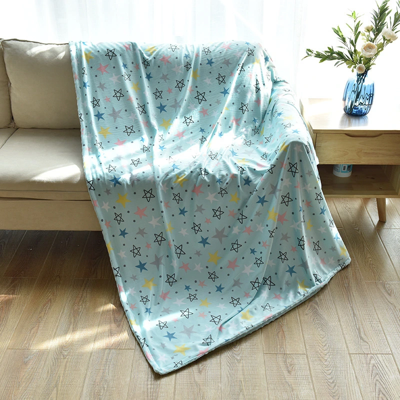 Spring Baby High End Cloud Blanket Kindergarten Nap Quilt Dormitory Single Blanket Appease Doudou Blanket