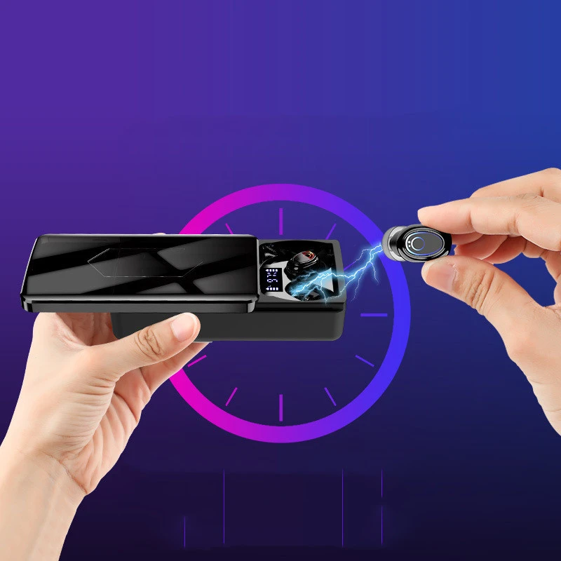 Tws Bluetooth 5.0 Sports Headset With 10000Mah Battery