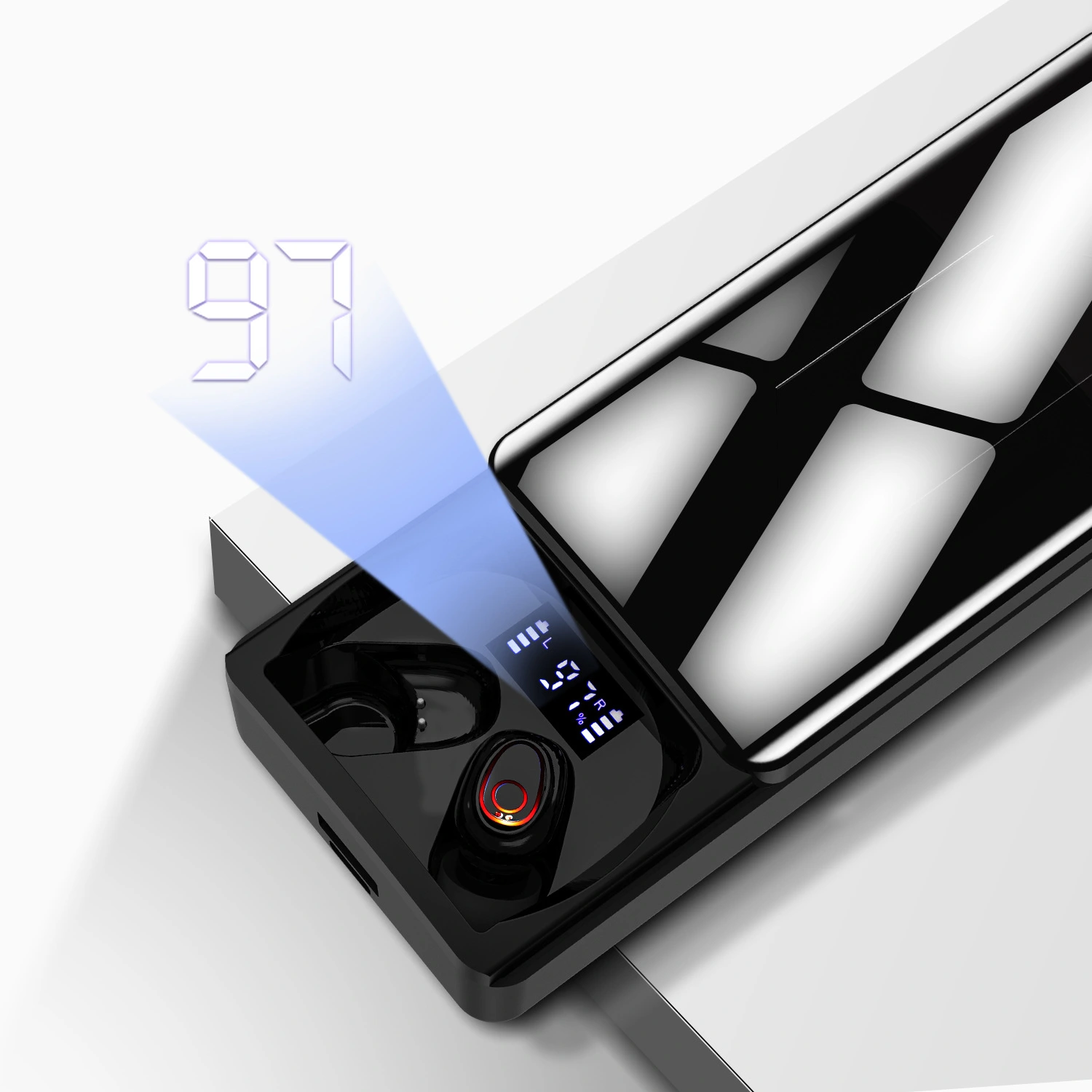 Tws Bluetooth 5.0 Sports Headset With 10000Mah Battery