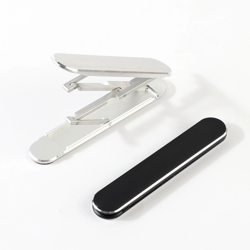 Mini Adjustable Foldable Tablet Support Stand for Playing Games Aluminum Alloy Steady Tablet Kickstand Anti-Slip Foldable