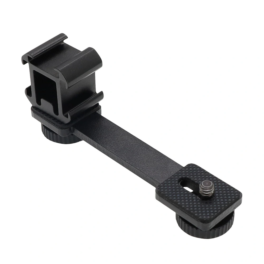 Microphone Fixing Bracket Three-head Hot Shoe Crossbar Bracket For Camera Flash