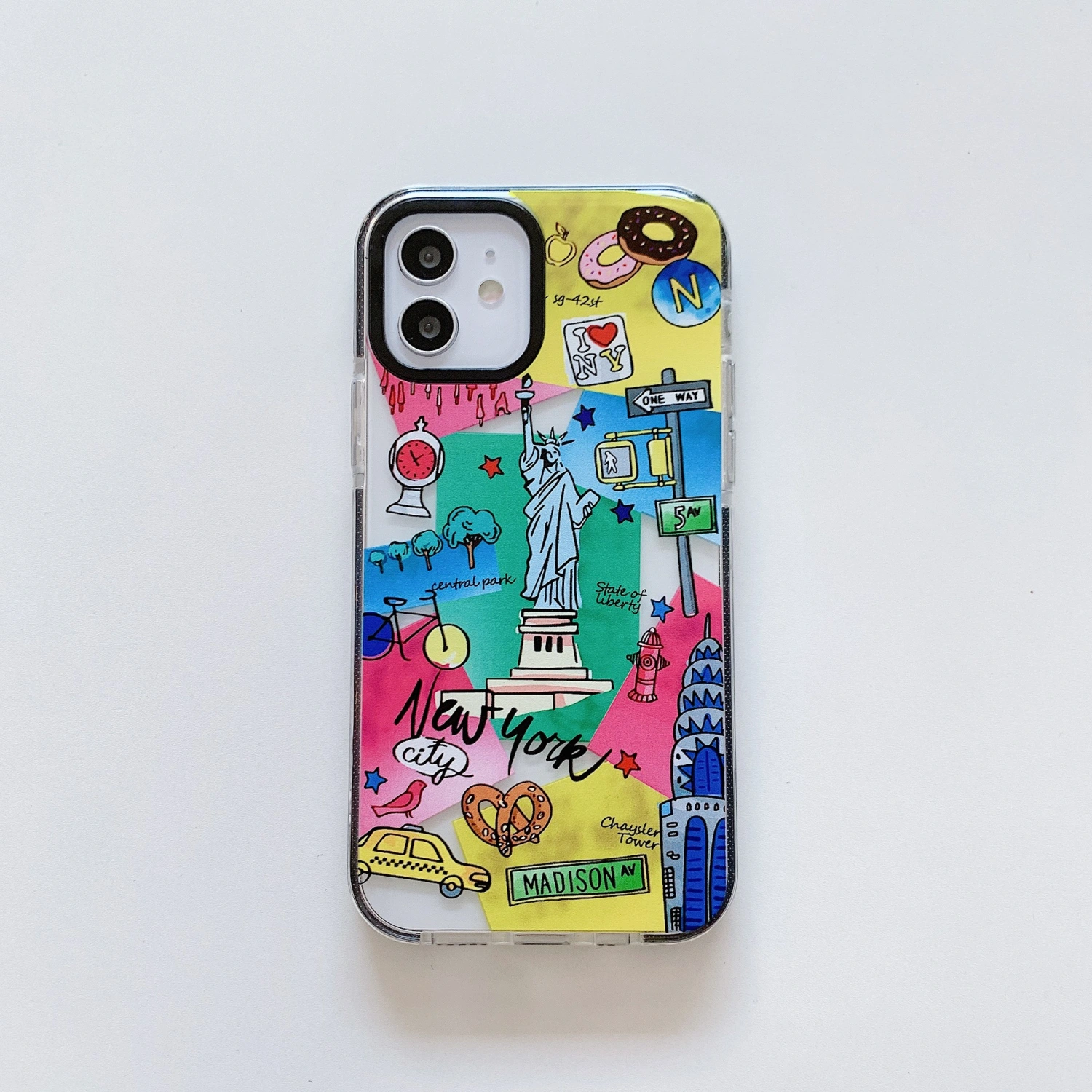 Compatible with Apple, Compatible with Apple , Suitable For Apple 12promax Two Color TPU IPhone XS 11 
