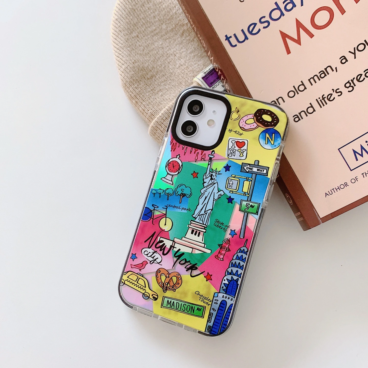 Compatible with Apple, Compatible with Apple , Suitable For Apple 12promax Two Color TPU IPhone XS 11 