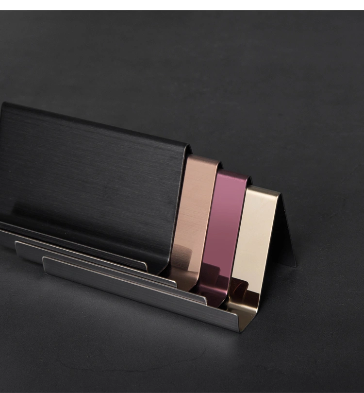 Creative Stainless Steel Business Card Holder