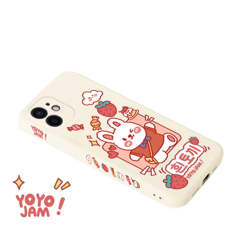 Compatible with Apple, Compatible with Apple , Suitable For Apple 12pro Mobile Phone Shell Side Pattern Mini Lens All Inclusive Iphone 11 Protective Case 11promax Straight Edge Fall 12 Female Cartoon Cute 11pro New 12 Silicone