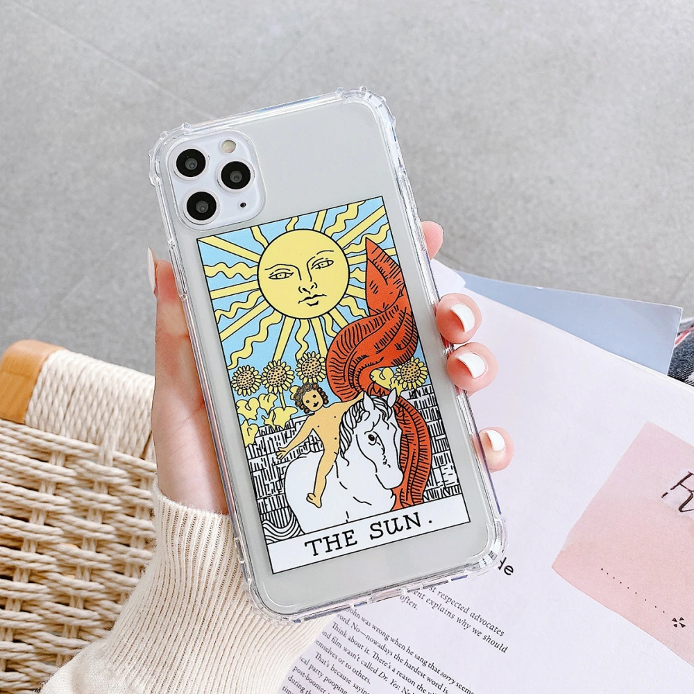 Compatible with Apple , Mobile Phone Case Creative Transparent Soft Shell Apple