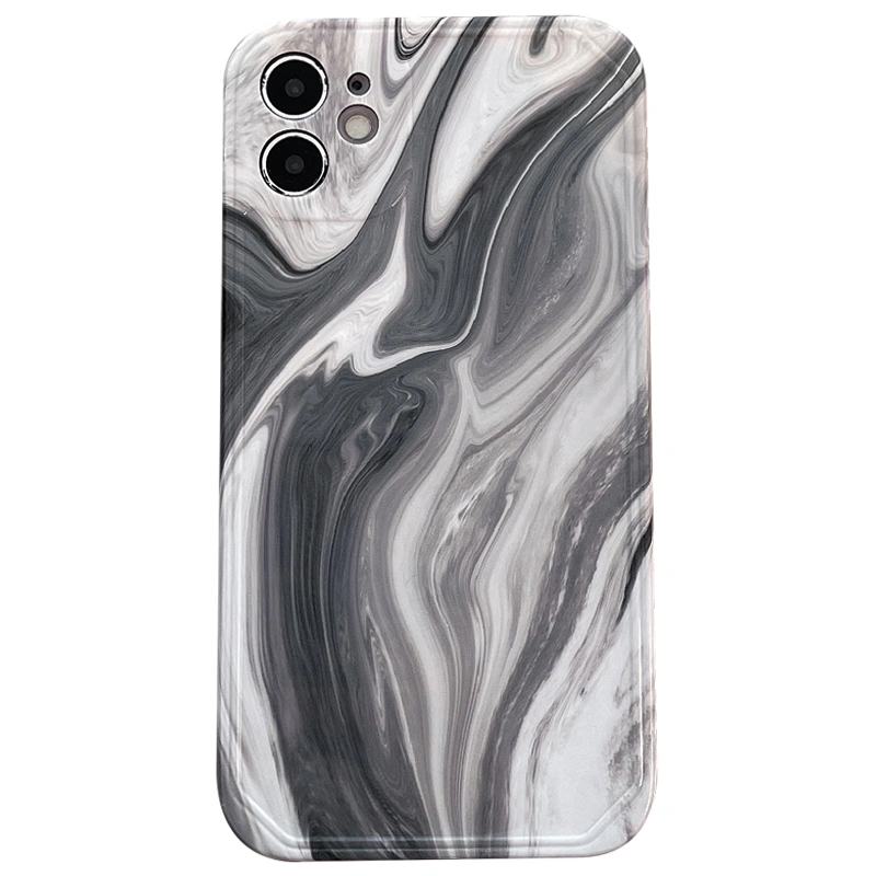 Compatible with Apple , Wind Simple Black And White Ink Phone Case