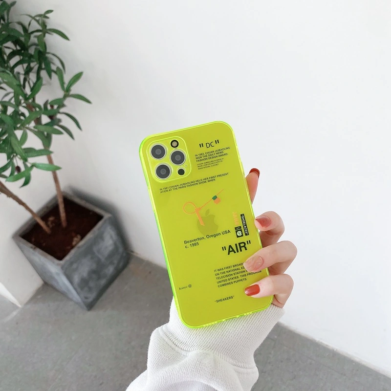 Compatible with Apple , Fluorescent Shell Color Shell Phone Protective Case