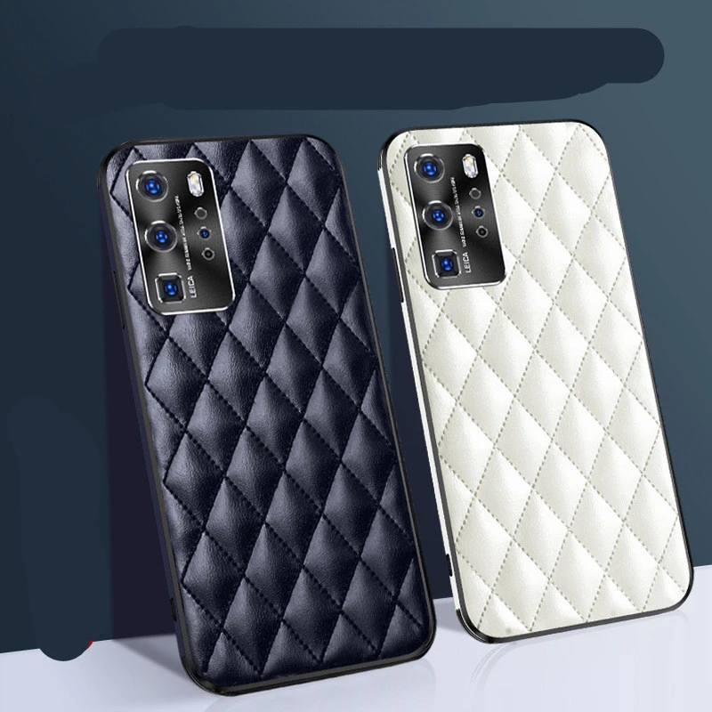 Wholesale Huawei P40pro Fragrant Wind Rhombus Mobile Phone Case P40 Creative Protective Cover Mate40pro Mobile Phone Case