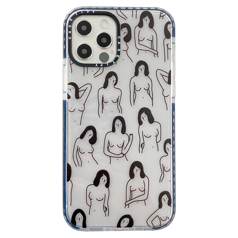 Compatible with Apple, Compatible with Apple , Illustration Spoof abstract IPhone Case Shockproof Phone Case