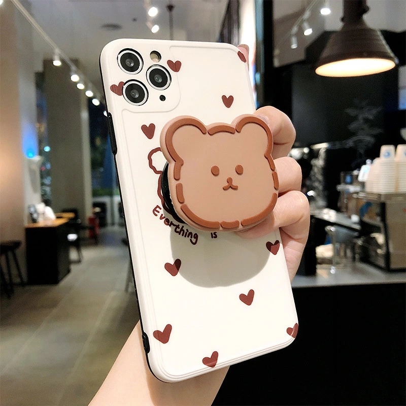 Compatible with Apple , Cartoon Love Bear Mobile Phone Case