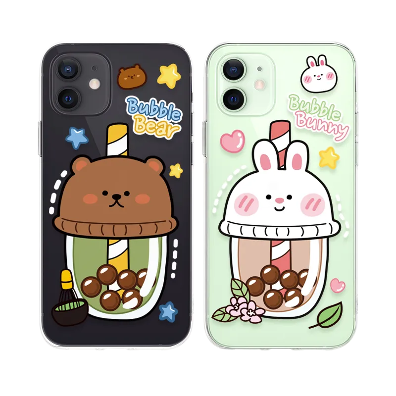 Couple Xs Max Cartoon Cute 8Plus Huawei P40 Protective Case P30