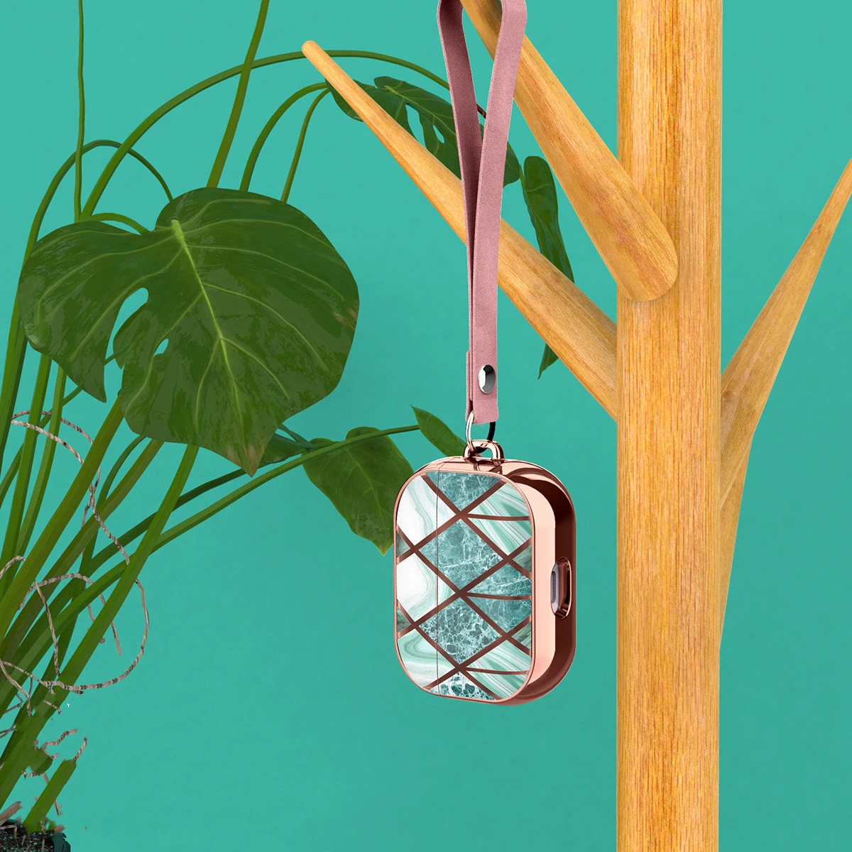 Colorful Fashion Case Protective Bluetooth Wireless Earphone Cover with The Rope 