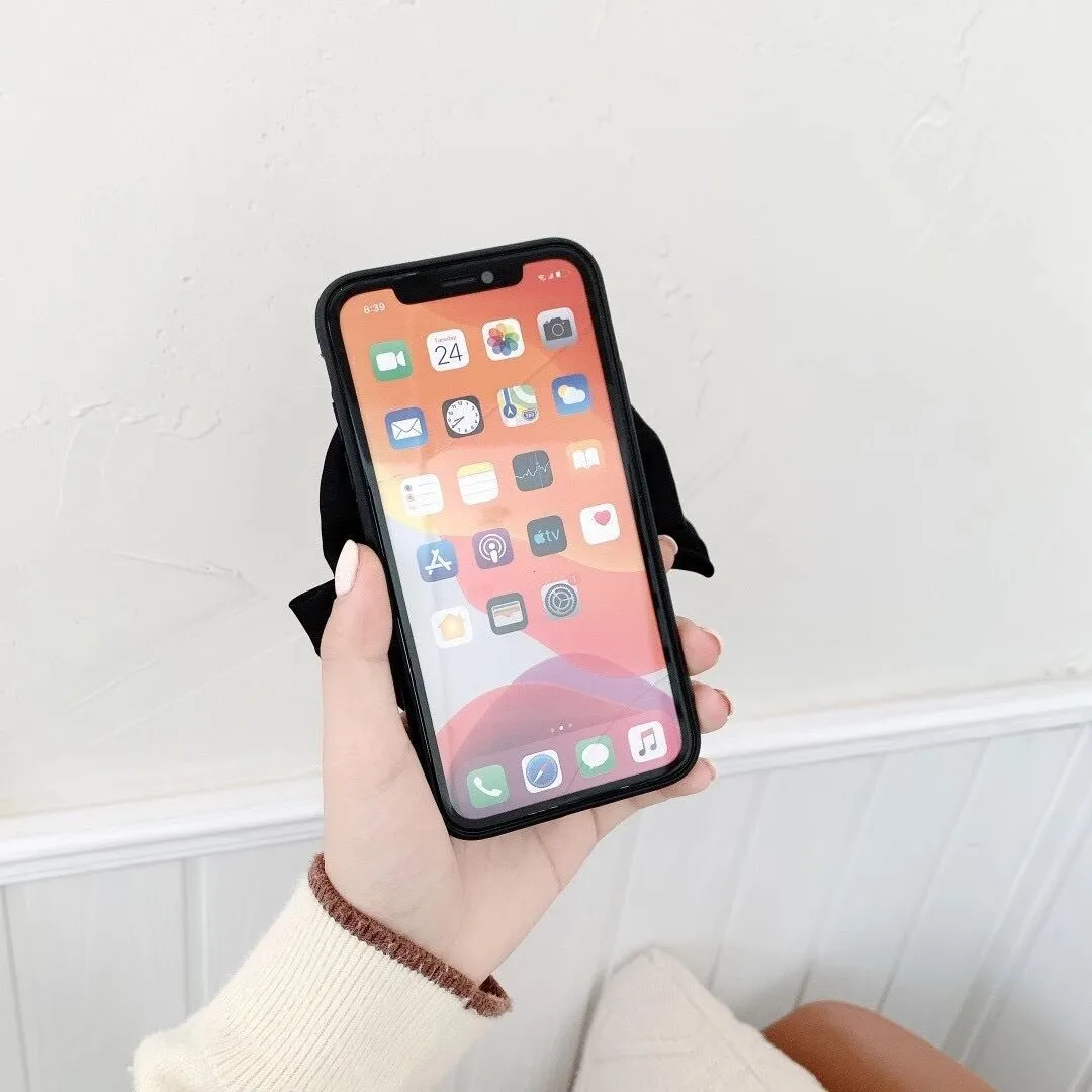 Compatible with Apple, Foreign Trade Leopard Print Bowknot iPhone Case