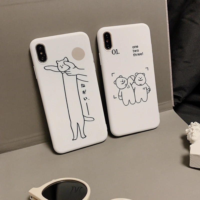 Compatible with Apple, Compatible with Apple , Han Feng Cute Cat IPhone XS Max Case 11 