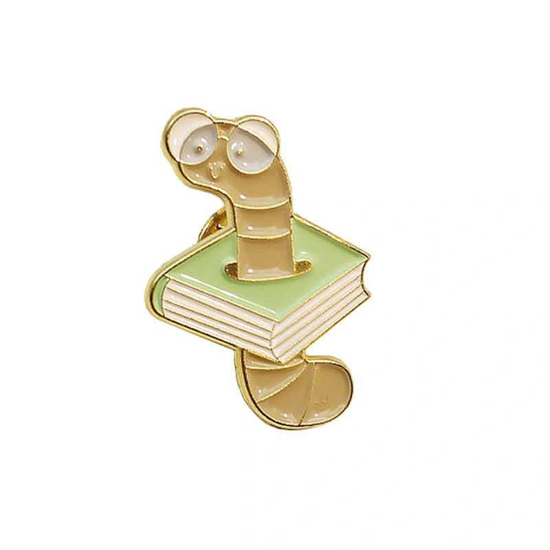 Cartoon Three-Dimensional Anime Book Cute Badge Jewelry