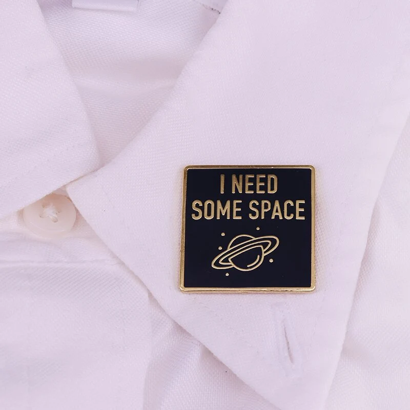 New Style Cosmic Brooch  Pun Badge