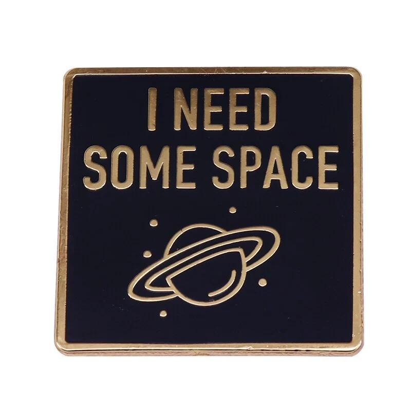 New Style Cosmic Brooch Fun Pun Badge