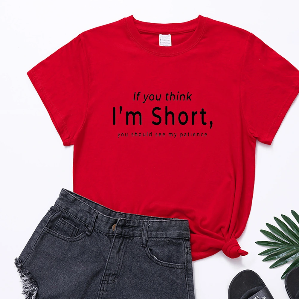 Fashion Trend Fun English Printed Ladies T-shirt