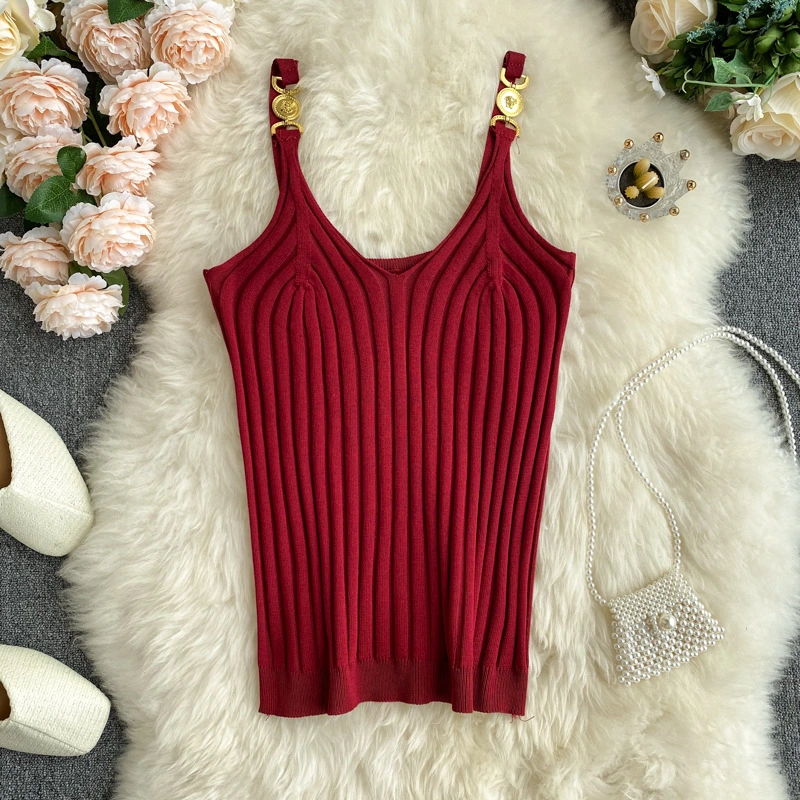 Fashion All-Match Slim Knit Top