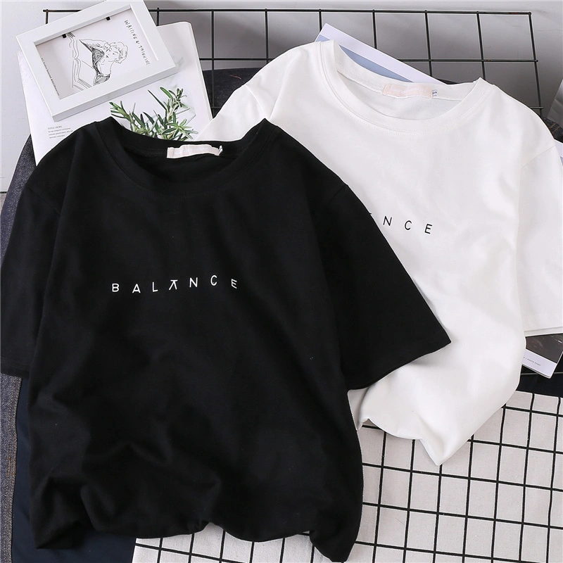 Summer Loose And Simple Plus Size All-Match T-Shirt