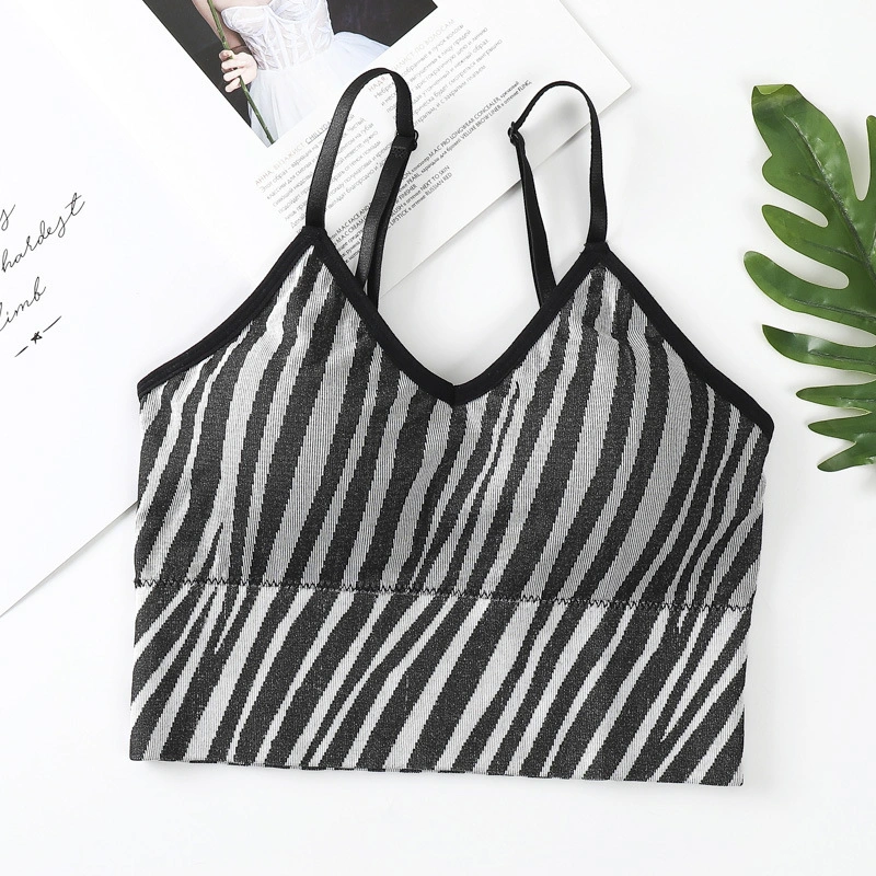 Zebra Print Personality Fashion Slim Camisole