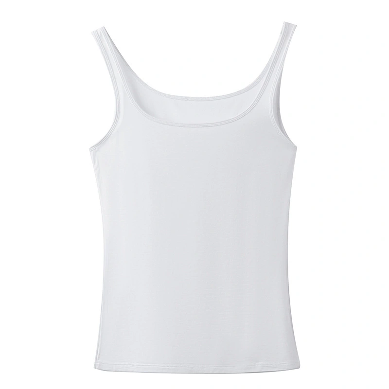 CANVAUS Summer New Women's Solid Color Modal Comfortable Sports Vest Outer Wearing Female Top