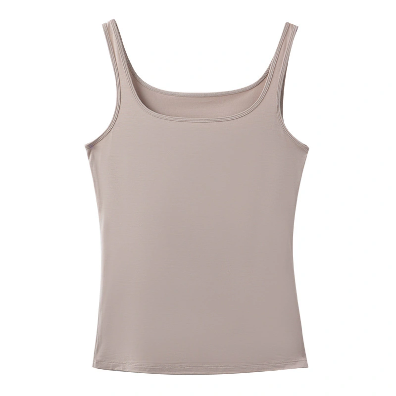CANVAUS Summer New Women's Solid Color Modal Comfortable Sports Vest Outer Wearing Female Top