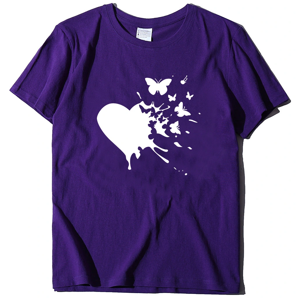 Love Printing Leisure Joker Loose Fashion