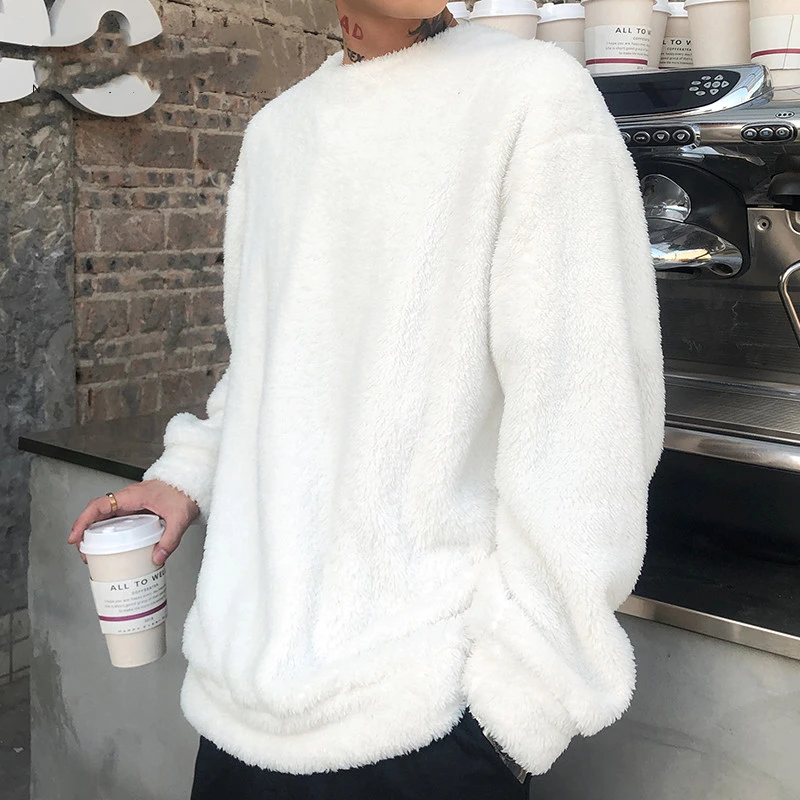 New Winter Polar Fleece Fried Street Lamb Wool Coat