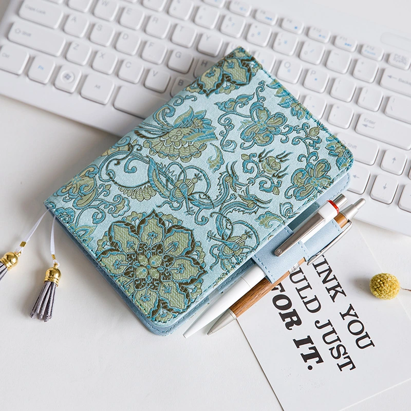 Notebook And Notepad Flying Blue Flower Series