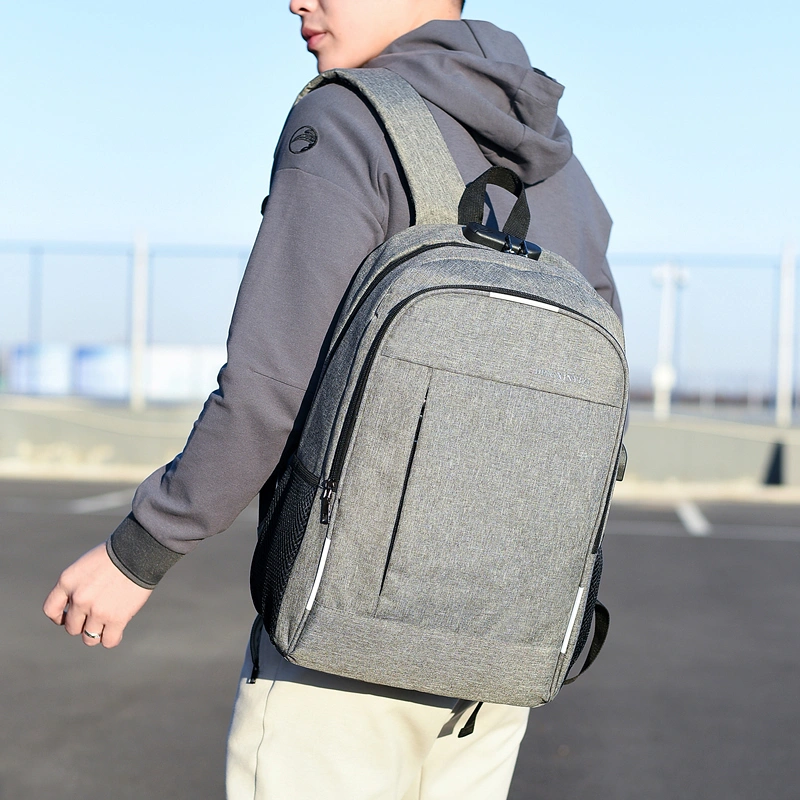 The New Password Lock Backpack Can Be Recharged, Handsome, Cool, Stylish, Simple And Personalized Portable Backpack