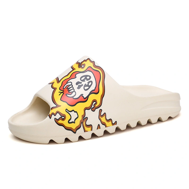Platform Slippers Men's Trendy Sandals Outdoor Beach Flip Flops