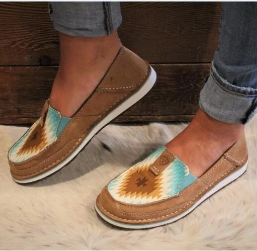 Shallow Mouth Flat Shoes Women's Large Size Two-color Bottom Lazy Color Matching Casual Shoes