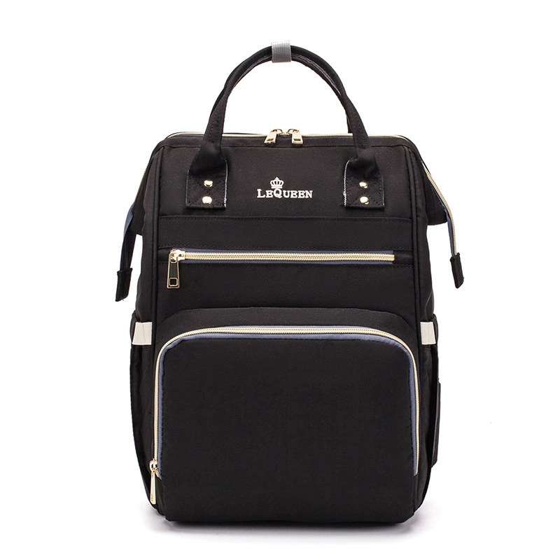 Mammy Bag Oxford Fabric Backpack, Portable Holding Bag, Multi-Function, Large-Capacity Waterproof Mother And Baby Bag