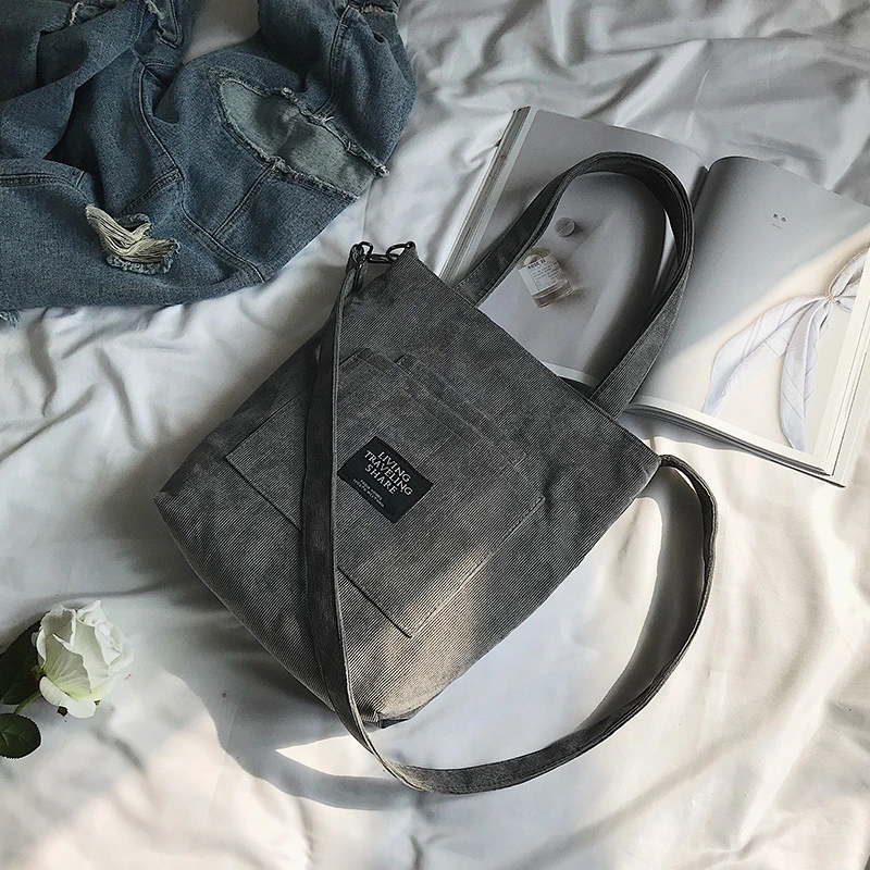 Korean Casual All-match Fashion Corduroy Messenger Bag