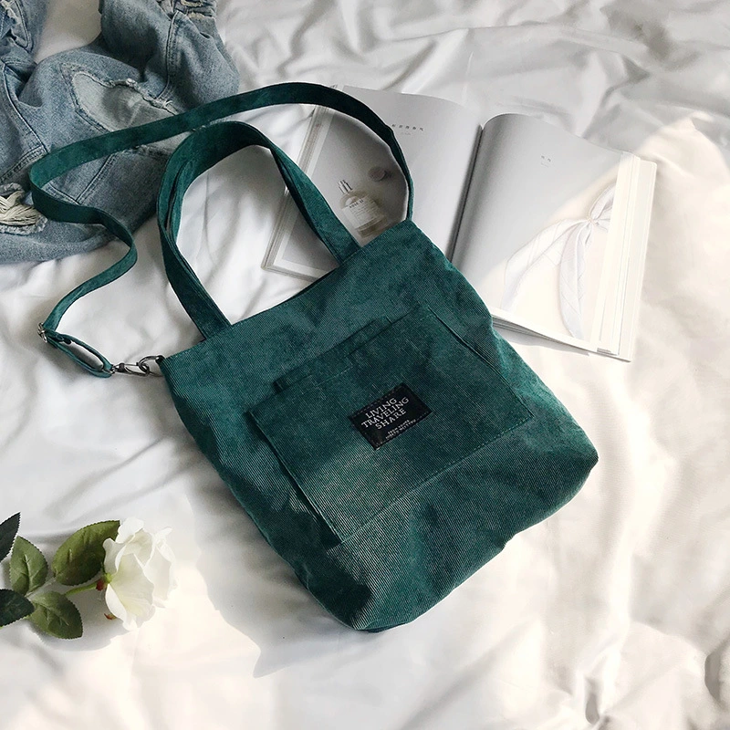Korean Casual All-match Fashion Corduroy Messenger Bag