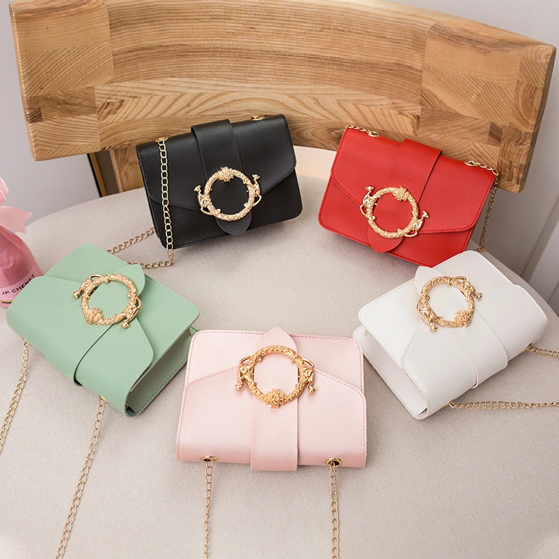 Fashion Chain Small Square Bag Fashion One-Shoulder Messenger Mobile Phone Bag