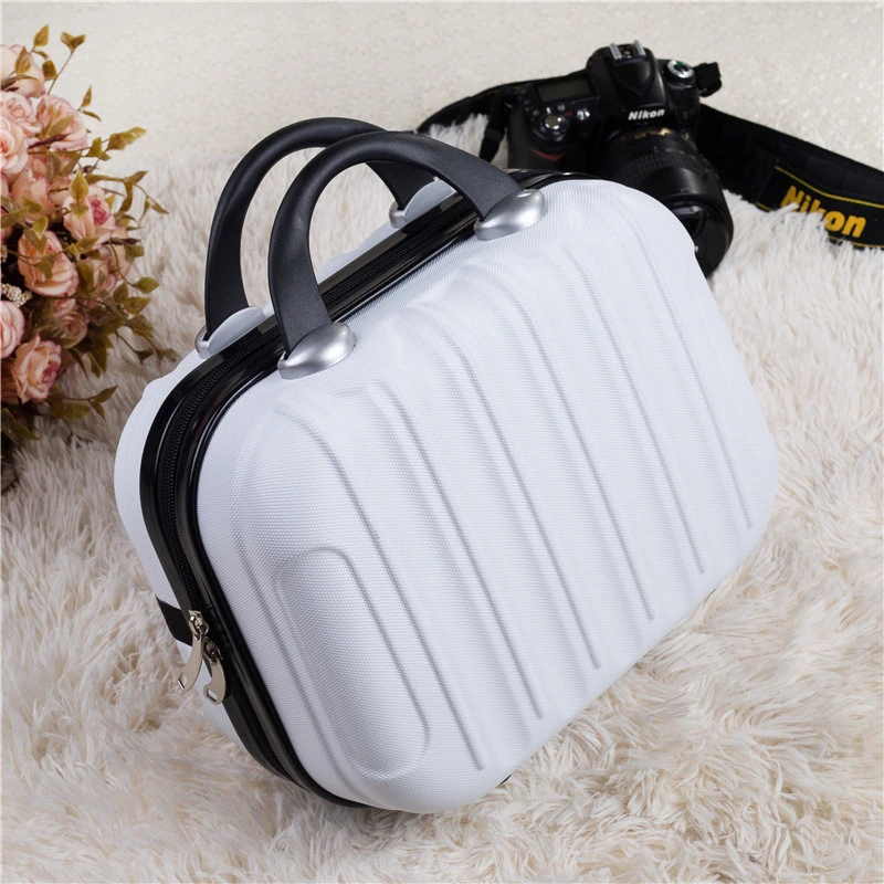 Korean Style Cosmetic Case Fashion Vertical Strip Cosmetic Bag