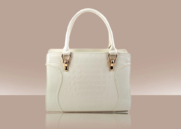 Factory Bag New Women"S Bag European And American Crocodile Skin Handbag Smiling Face Lady Bag Shoulder Bag Wholesale