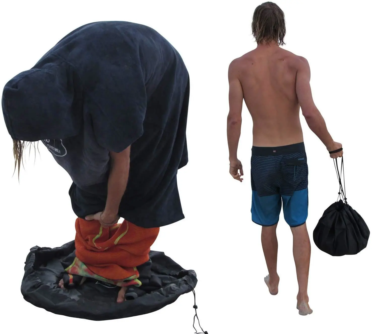 Bag Water Carry Mat Surfing Wetsuit Diving Suit Change for Nylon Waterproof Swimming Pack Pouch Sports Accessories