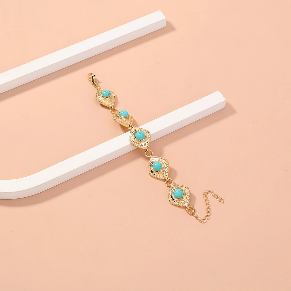 Retro Bohemian Geometric Shape Alloy Fashion Bracelet, Wild Featured Bracelet