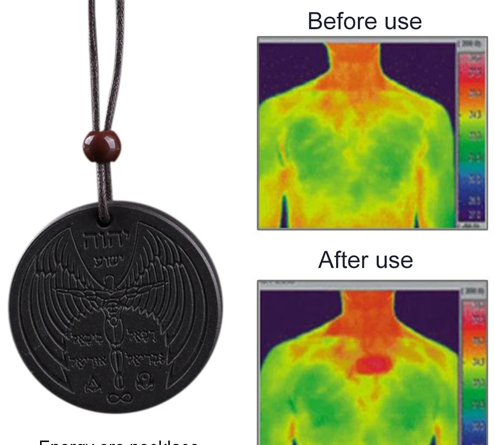 Round Trapeze Cotton Rope Pendant Volcanic Stone Boxed Necklace All-match Jewelry