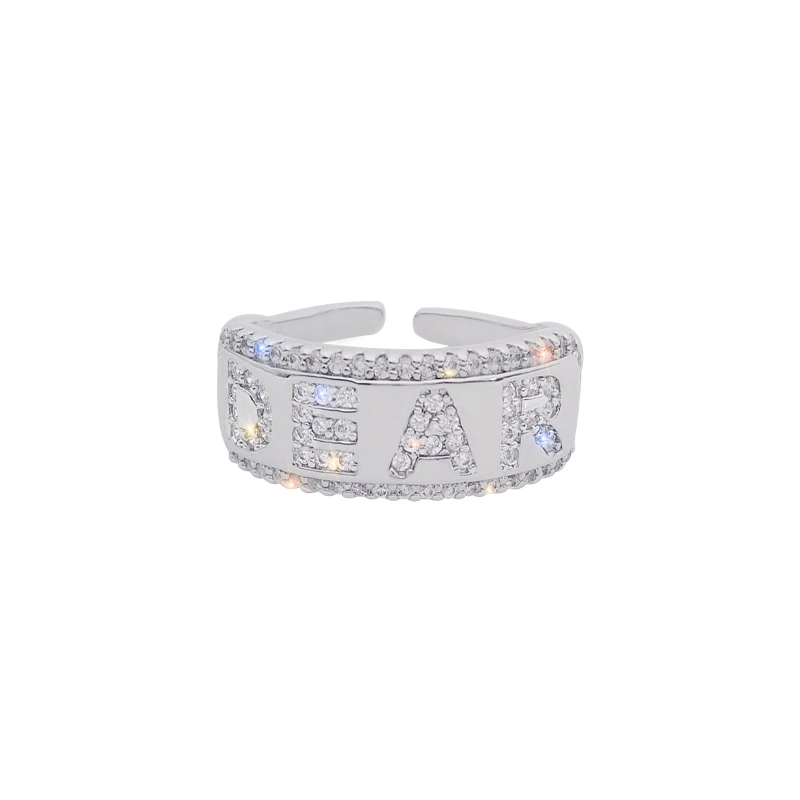 Luxury Flashing Index Finger Fashion Personality Advanced Cold Wind Ring