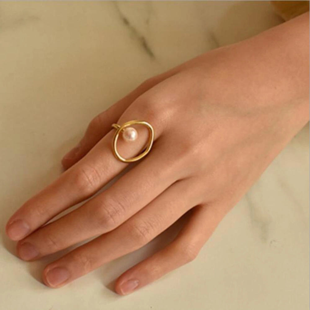 Pearl Ring Female Index Finger Decorative Ring