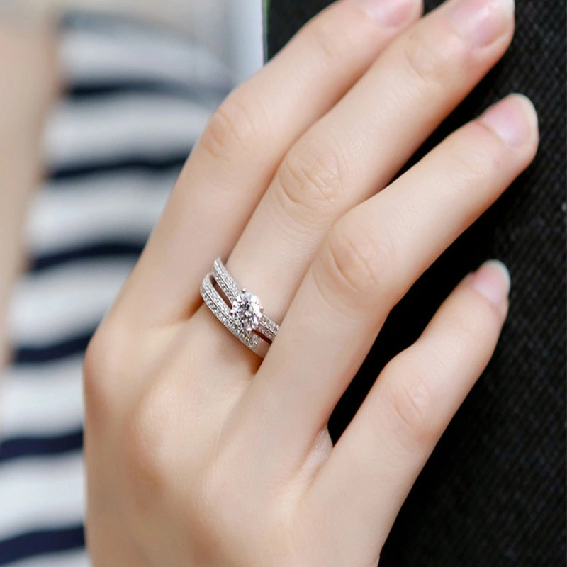 Micro-Set Ring Proposal Ring For Girlfriend Couple