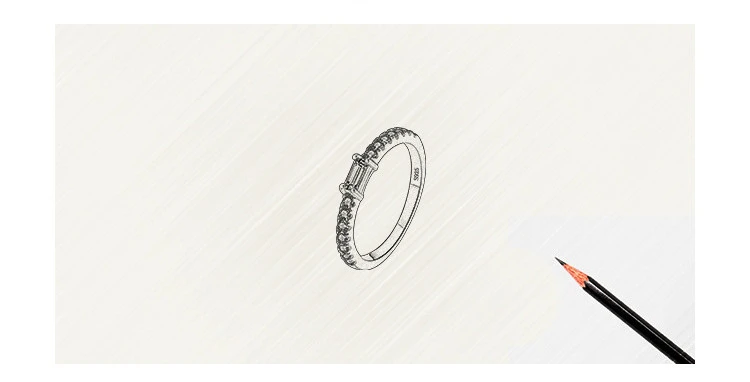 925 Silver Light Luxury Micro-inlaid European And American Internet Celebrity Popular Ring