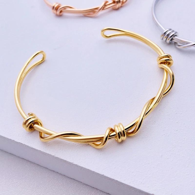 Entwined Knotted Bracelet